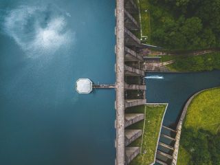 Wimblehall dam in Somerset, pictured by Robert Tyler / British Photography Awards