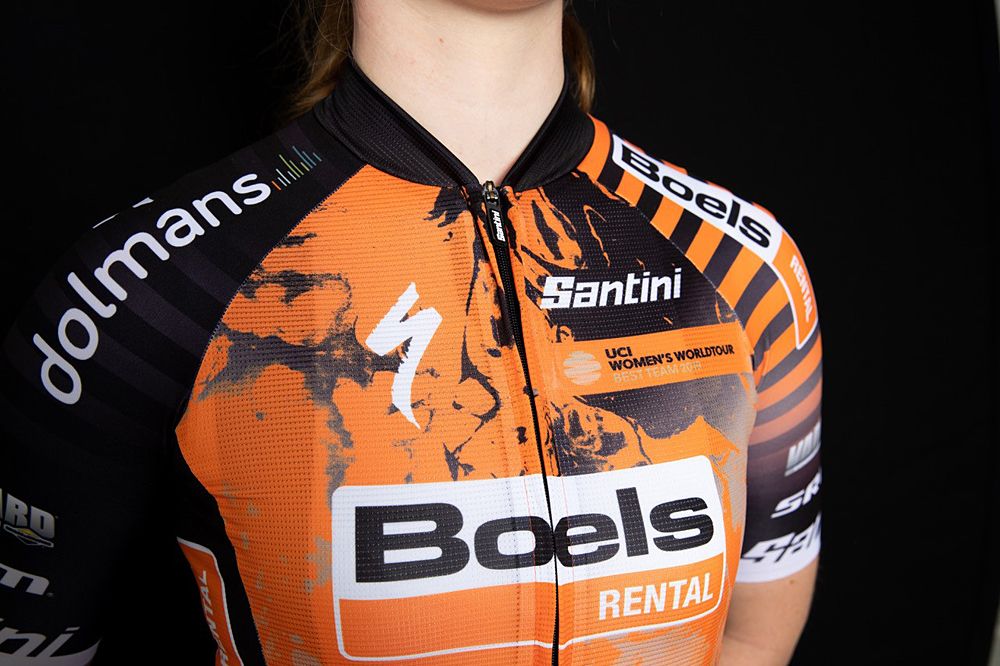 Boes Dolmans reveals new orange and black striped jersey for 2020