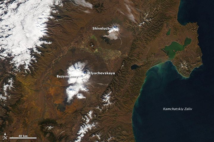 NASA&#039;s Aqua satellite captured this image on Oct. 1, 2012, which shows the brown fall colors of Siberia&#039;s taiga forest. Only 11 days earlier, the area appeared green from overhead. 