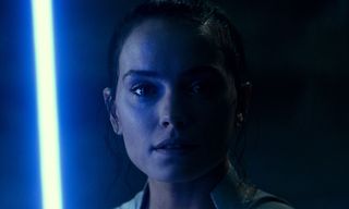 Rey battles Emperor Palpatine in Star Wars: Rise of Skywalker