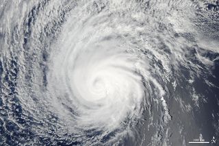 Hurricane Felicia satellite image