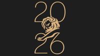 Cannes Lions 2026 logo - 2026 with a lion in it