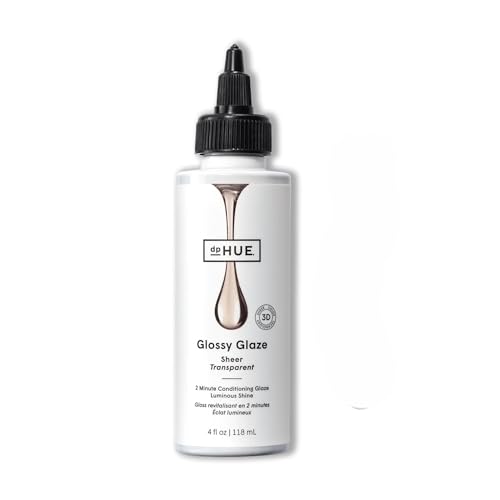 Dphue Glossy Glaze, Sheer - 4 Fl Oz - In-Shower Conditioning Glaze for Luminous Shine - Paraben, Sls &amp;amp; Sles Sulfate Free - Leaping Bunny Certified