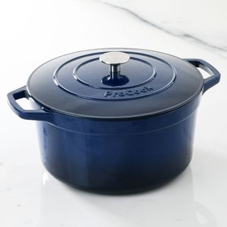 Blue cast iron cookware