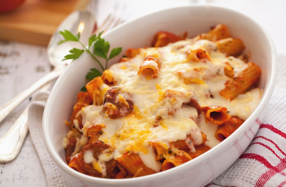 Sausage rigatoni pasta bake | Dinner Recipes | GoodTo