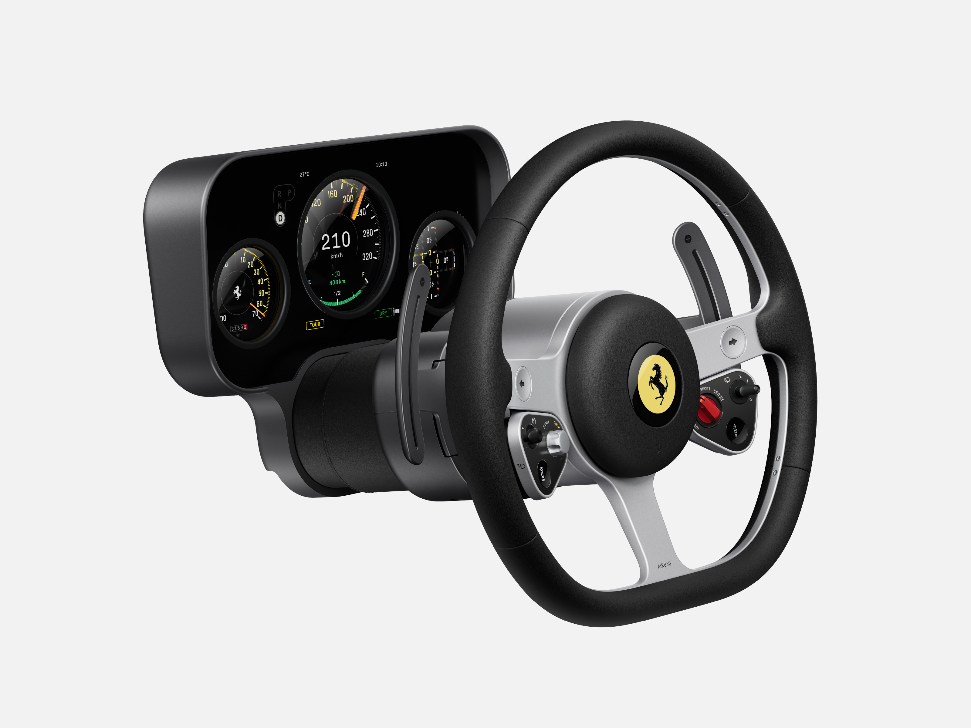 Ferrari Luce steering assembly