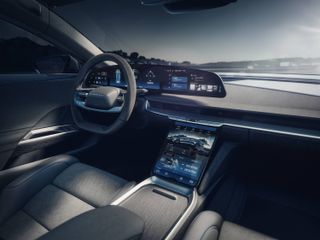 Lucid Air Sapphire Edition front interior view