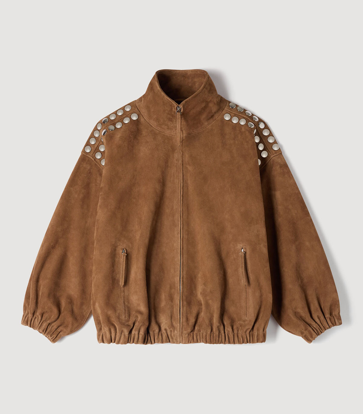 Sandro &amp;ndash; Official Website, Studded Suede Jacket