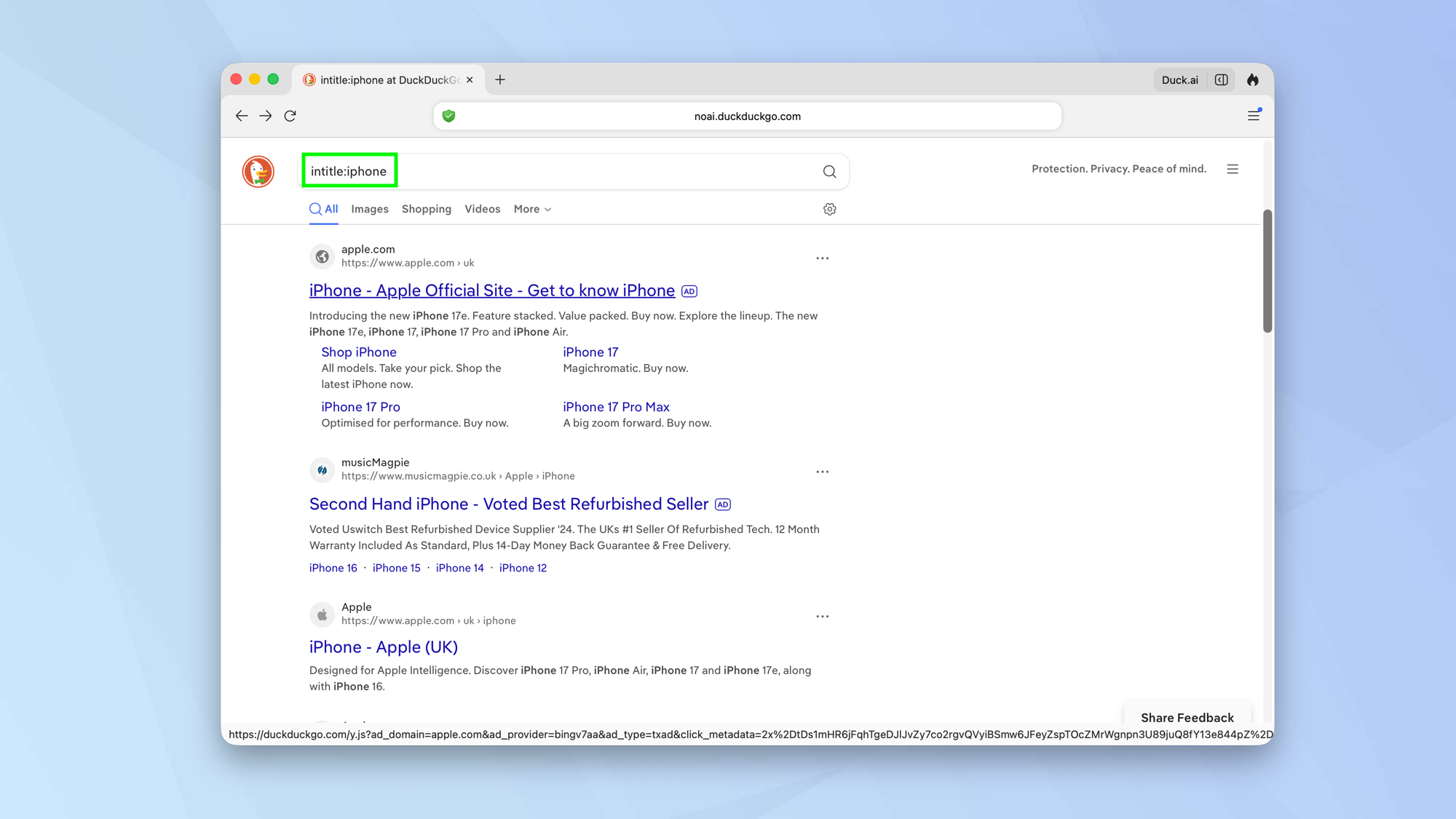 چگونه هنگام استفاده از NoAI از DuckDuckGo بیشترین بهره را ببرید؟