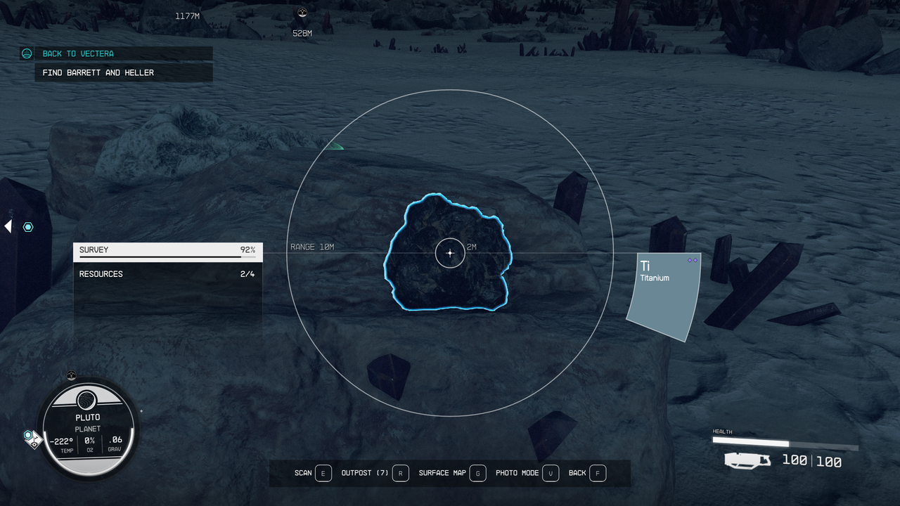 Starfield scanning