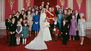 The wedding of Princess Anne to Mark Phillips