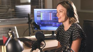 Maggie is shown recording her talk show on A Million Little Things.