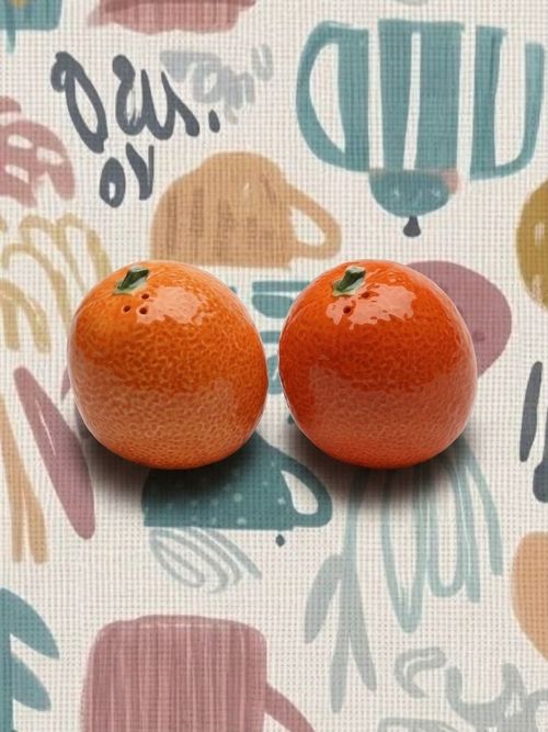 Orange Salt and Pepper Set