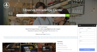Upserve knowledge center screenshot