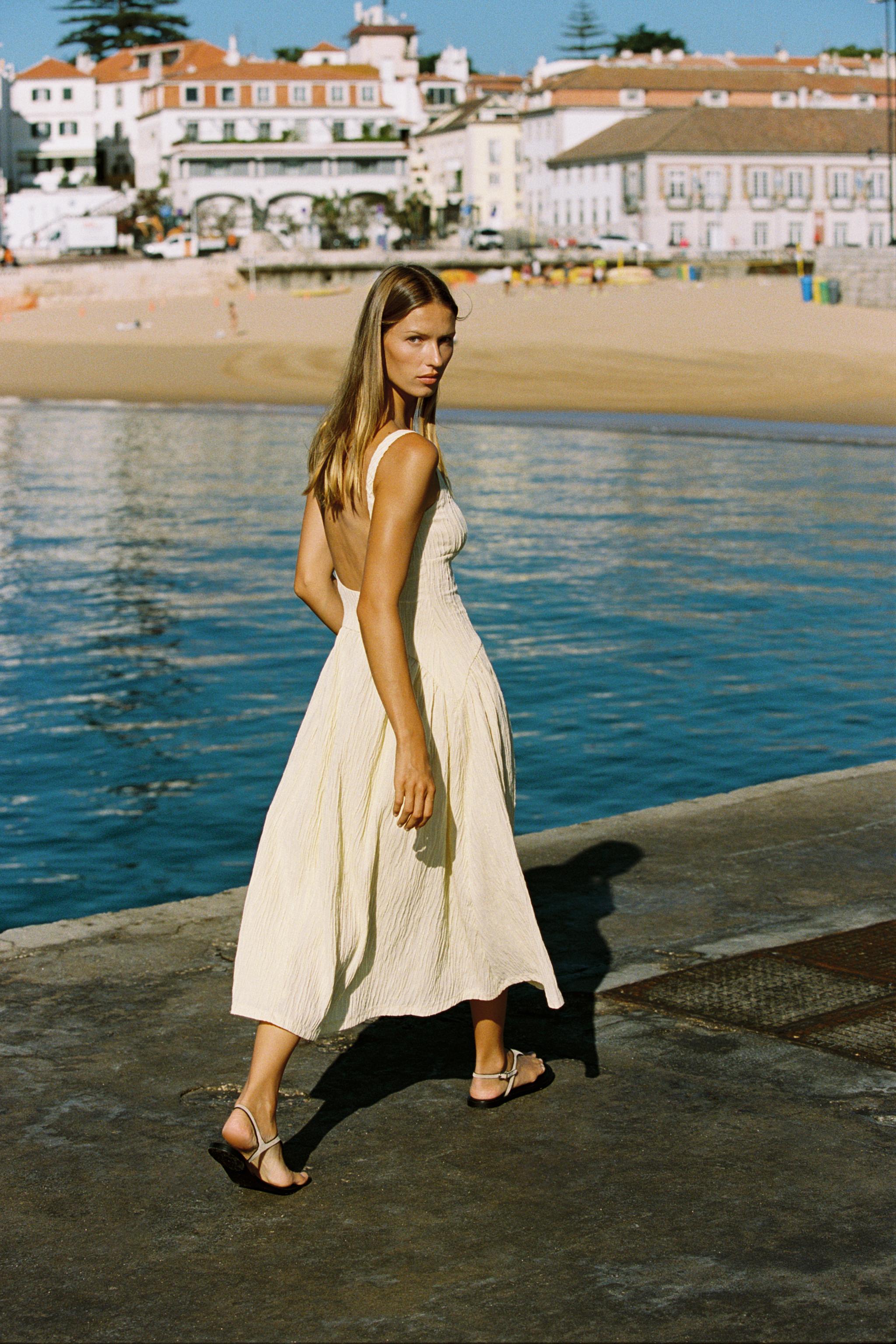 Textured Strappy Dress