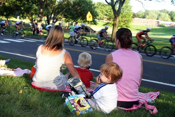 It was a beautiful evening and this race is special as it runs through a glorious American neighborhood with crowds that come out in support.