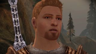 Dragon Age: Origins - Alistair speaking to the player