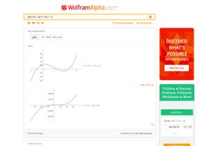 Dataviz tools: WolframAlpha