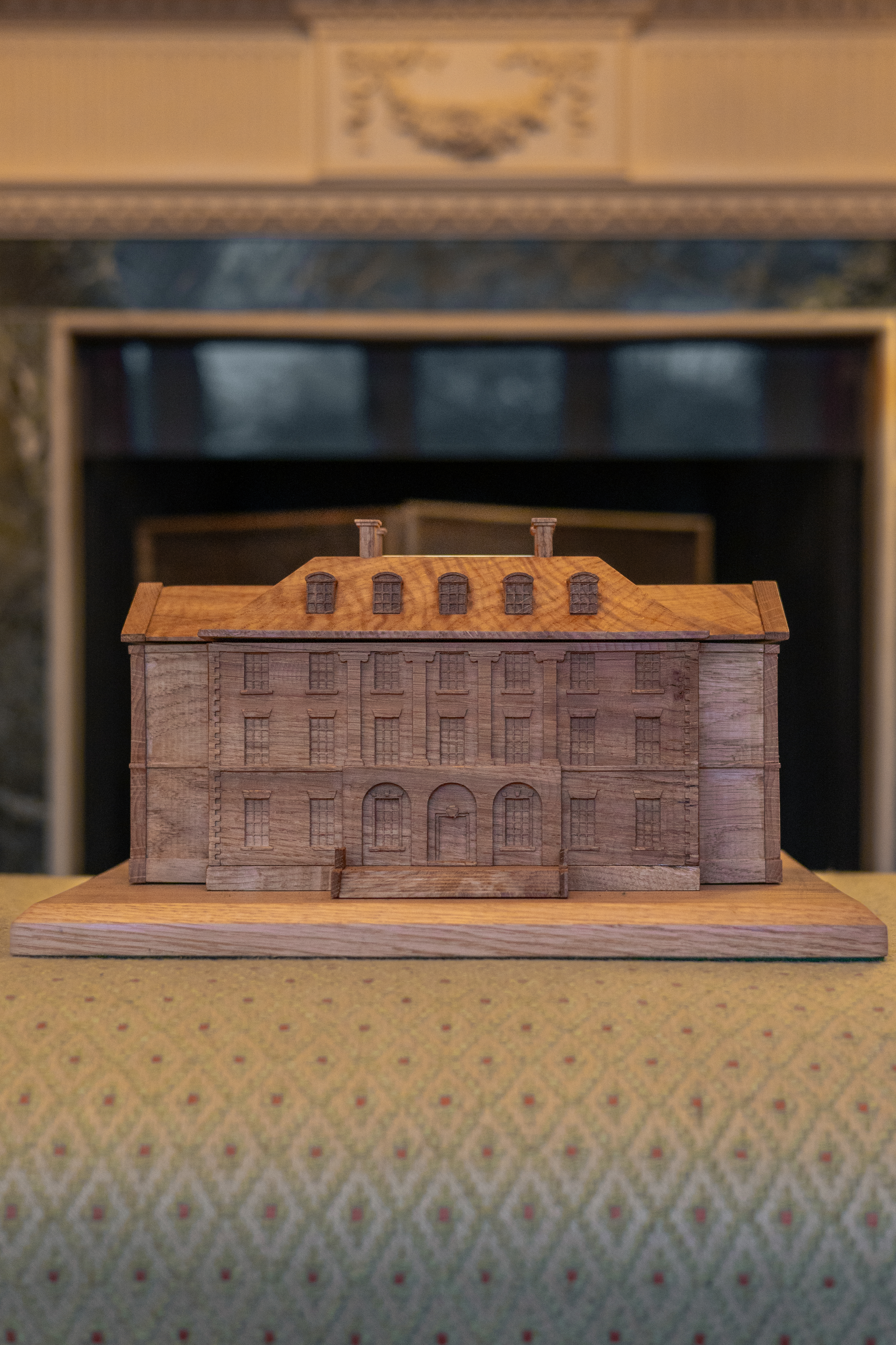 Wooden stately home ornament