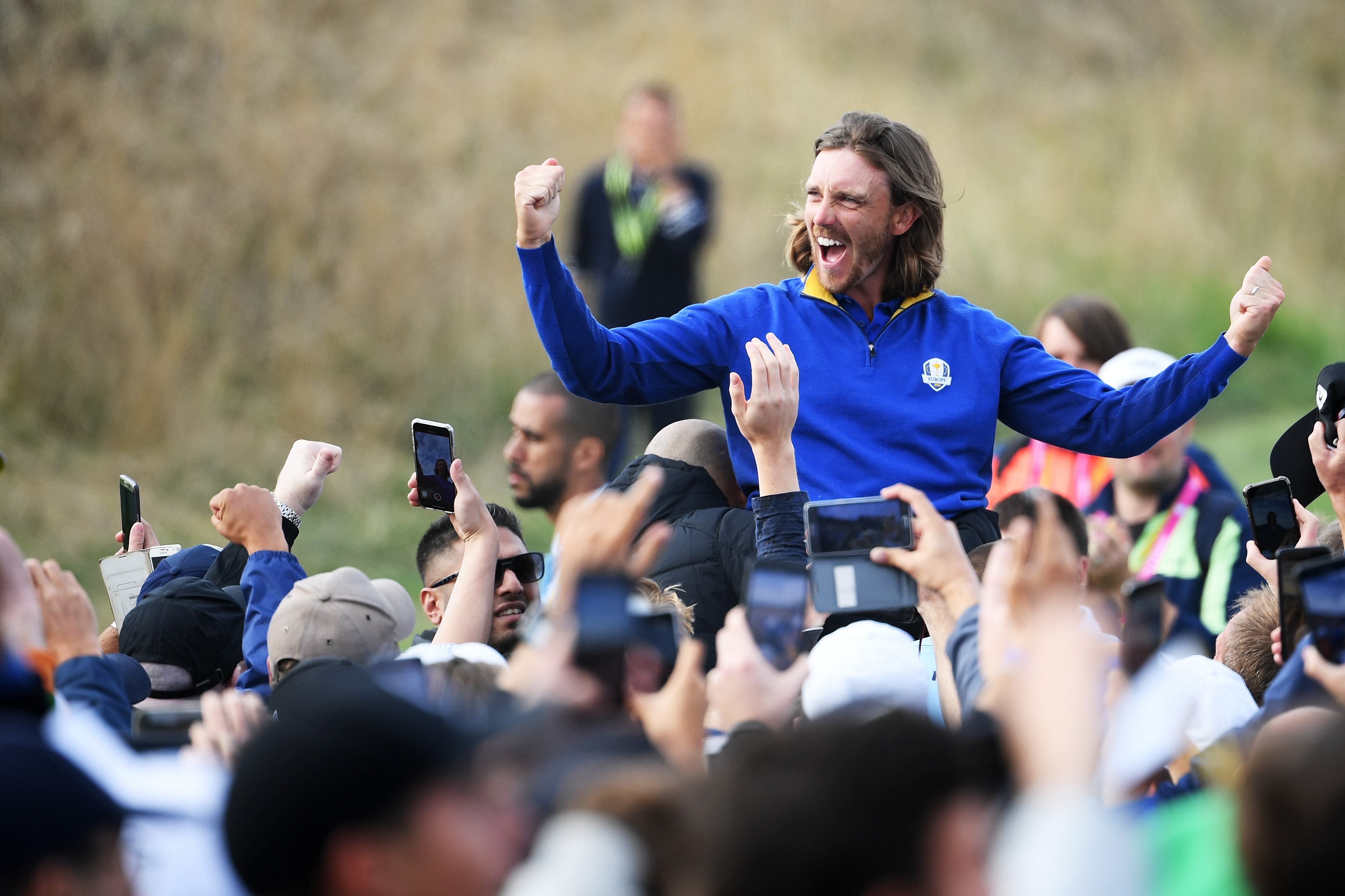 Tommy Fleetwood at the 2018 Ryder Cup