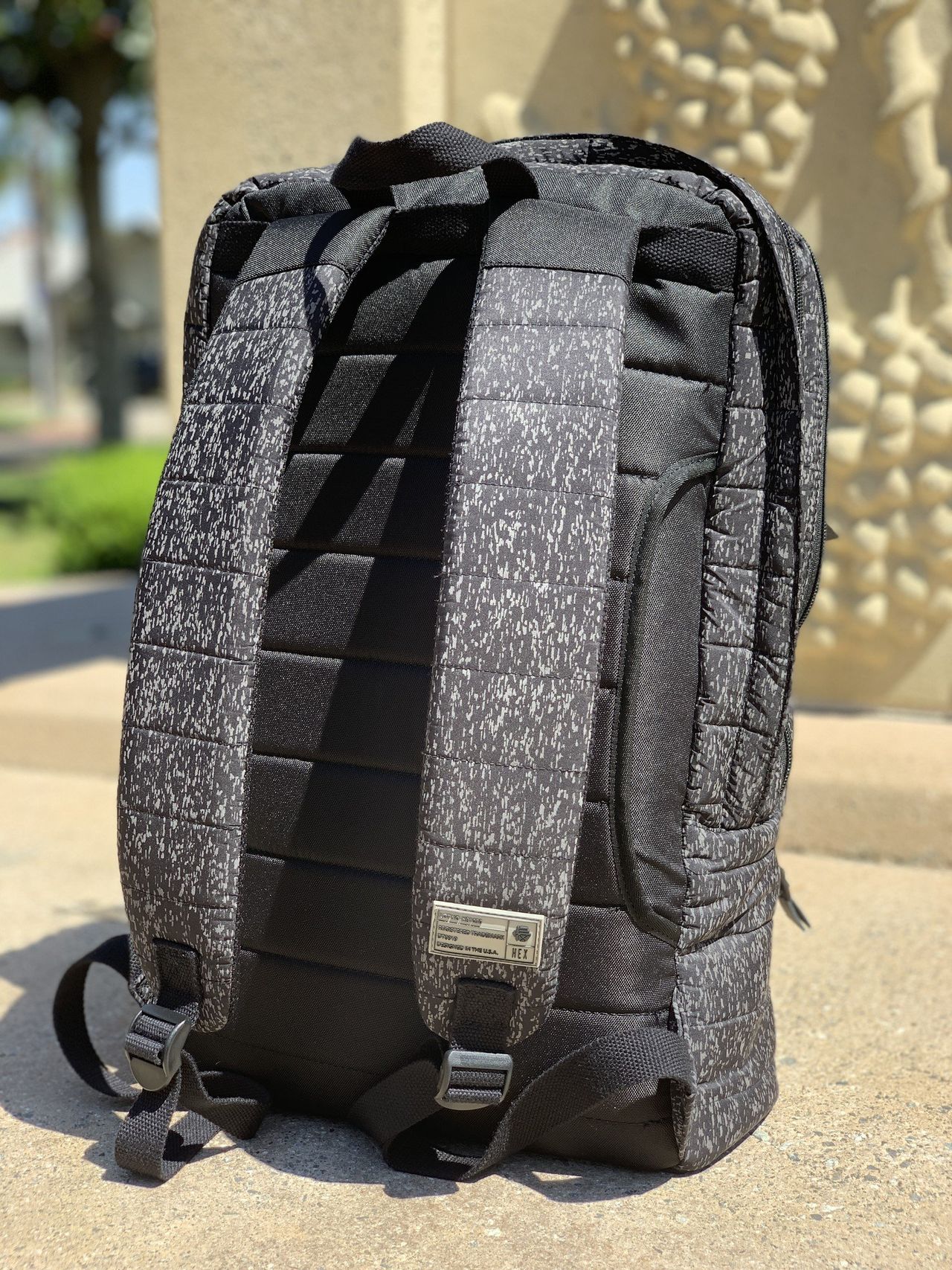 HEX Patrol Backpack back view