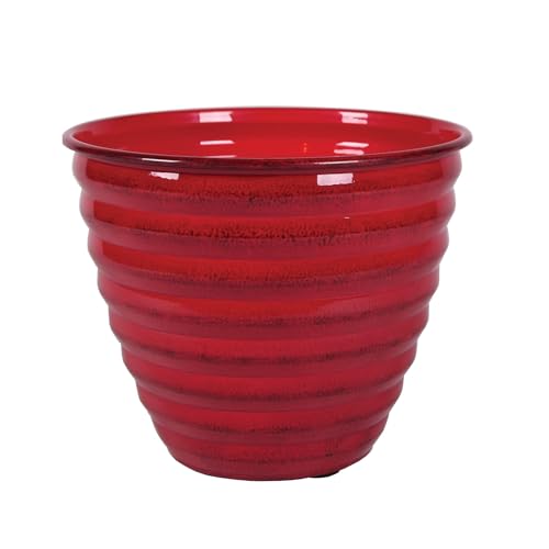 Headwind Robert Allen Ironstone Decorative Planter Avondale Classic Collection, Autumn Blaze, 10-Inch