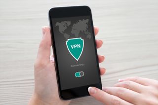 mobile phone turning on a VPN