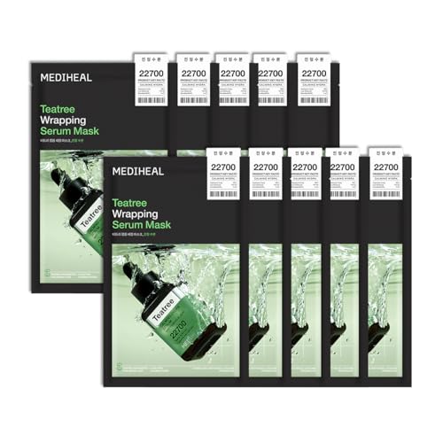 Mediheal Teatree Wrapping Serum Face Mask for Trouble Calming (10ea)