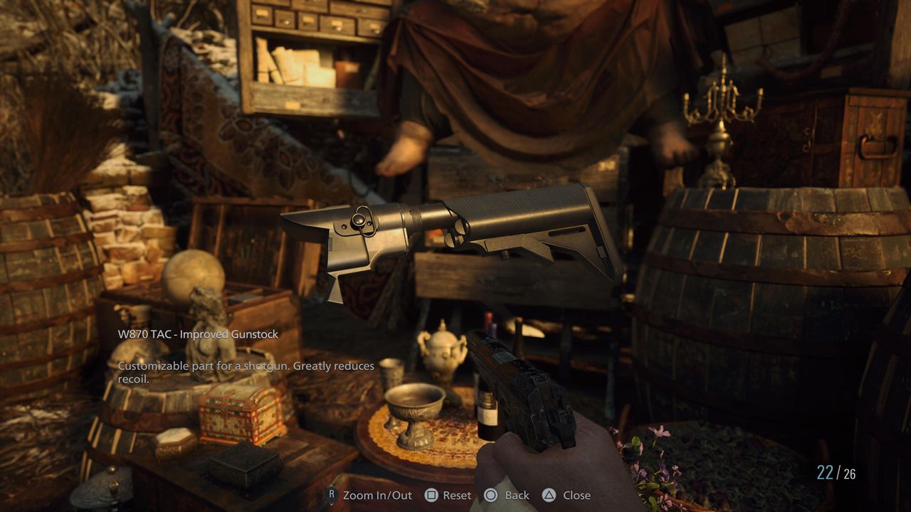resident evil village w870 tac improved gunstock