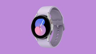 Samsung Galaxy Watch 5 in purple