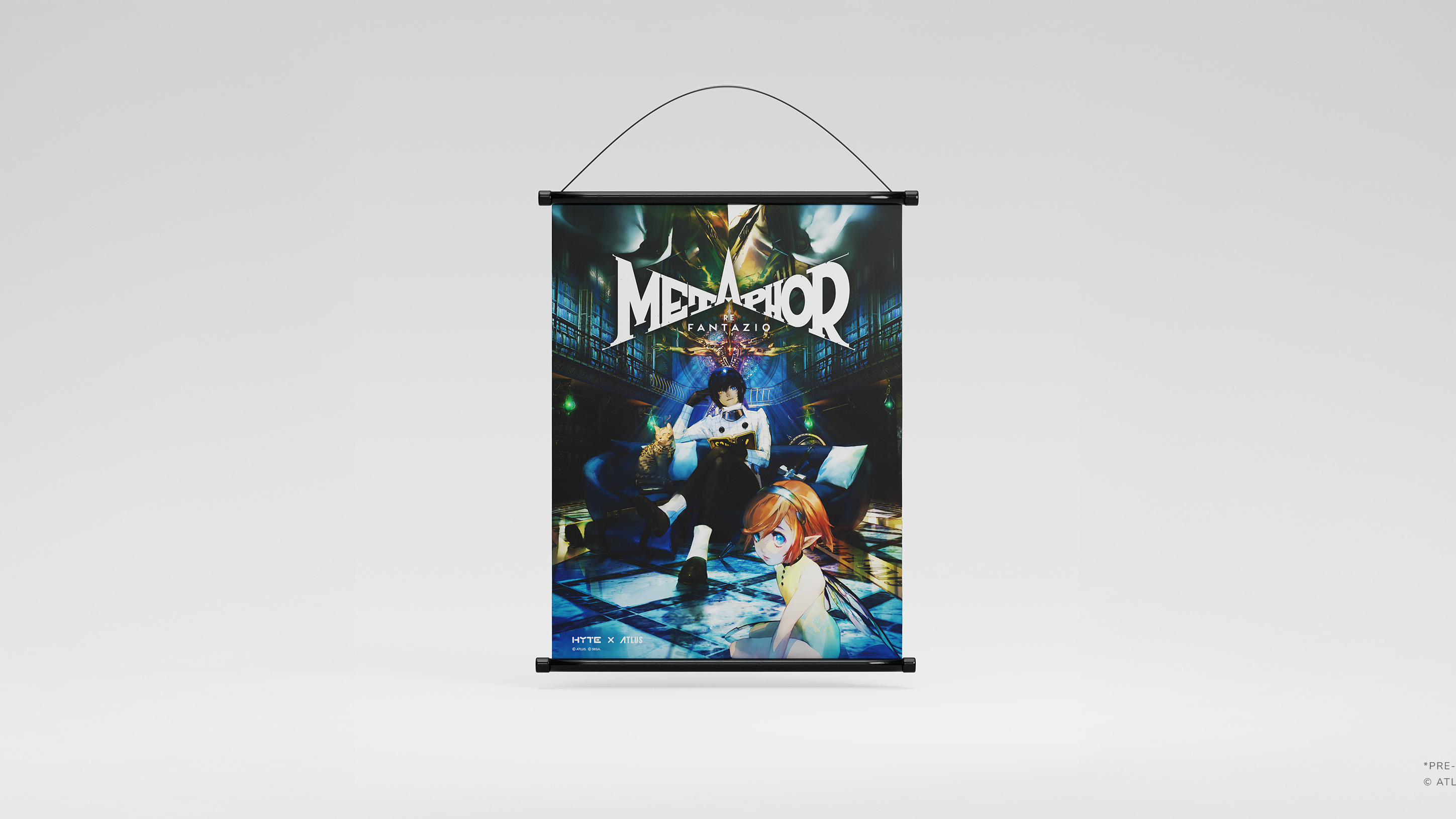 HYTE Metaphor keychain and wall scroll