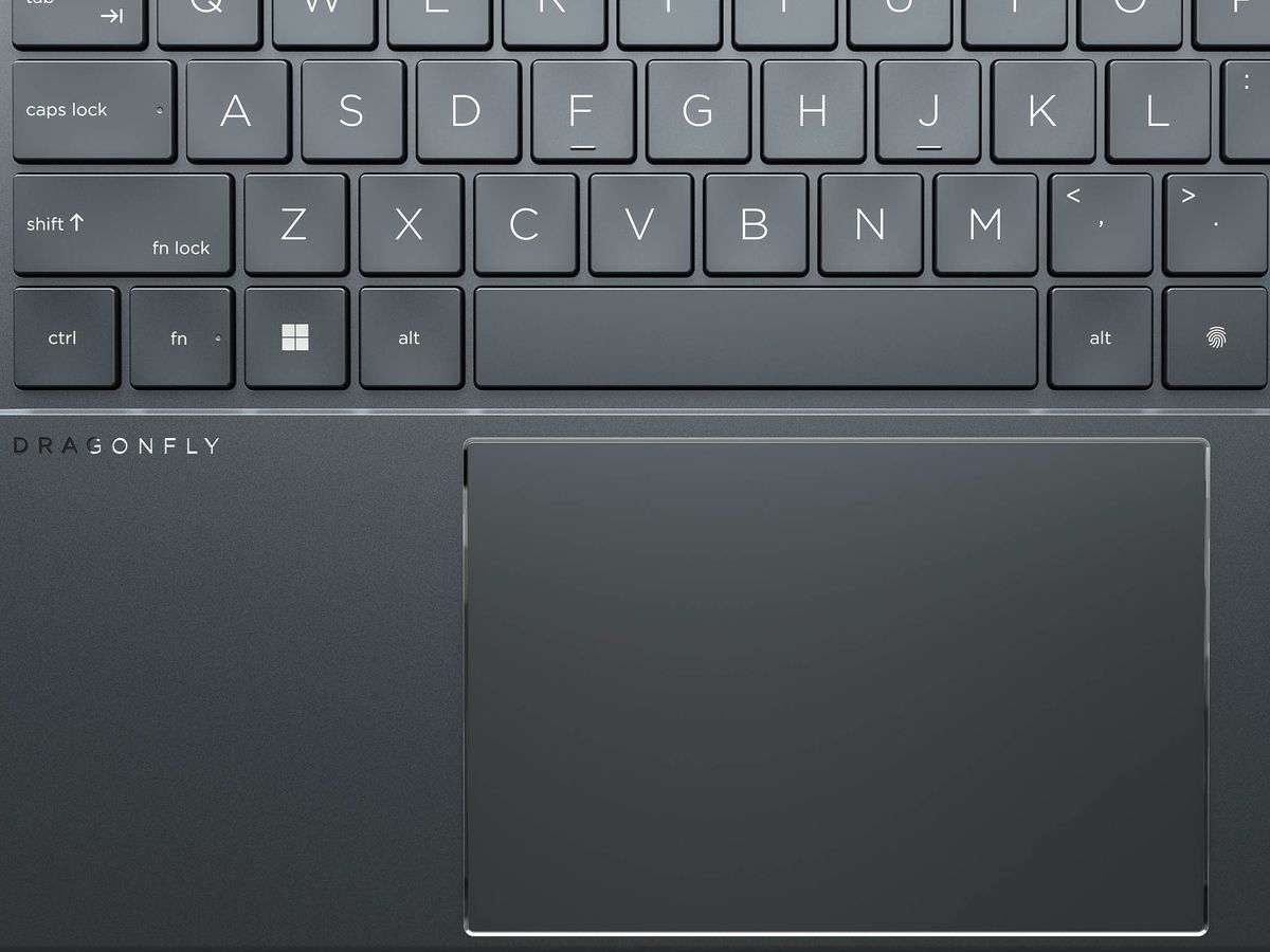 Hp Elite Dragonfly G3 Slate Blue Hero Trackpad Keyboard Detail