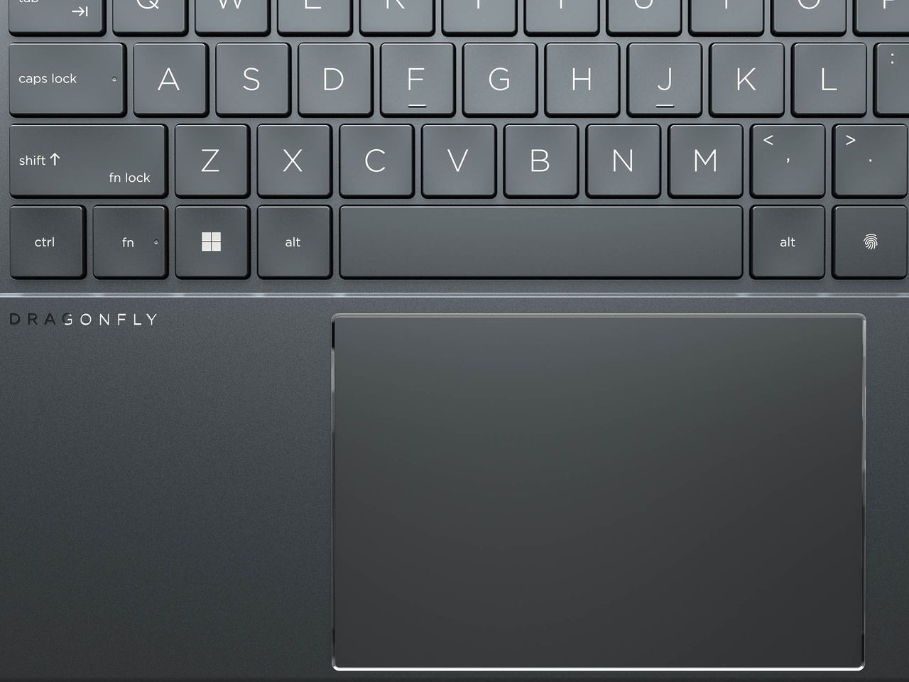 Hp Elite Dragonfly G3 Slate Blue Hero Trackpad Keyboard Detail