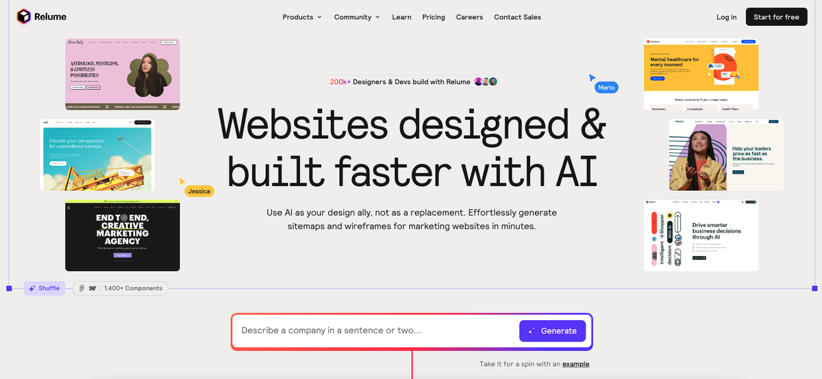 Relume AI website builder review 2024 | TechRadar