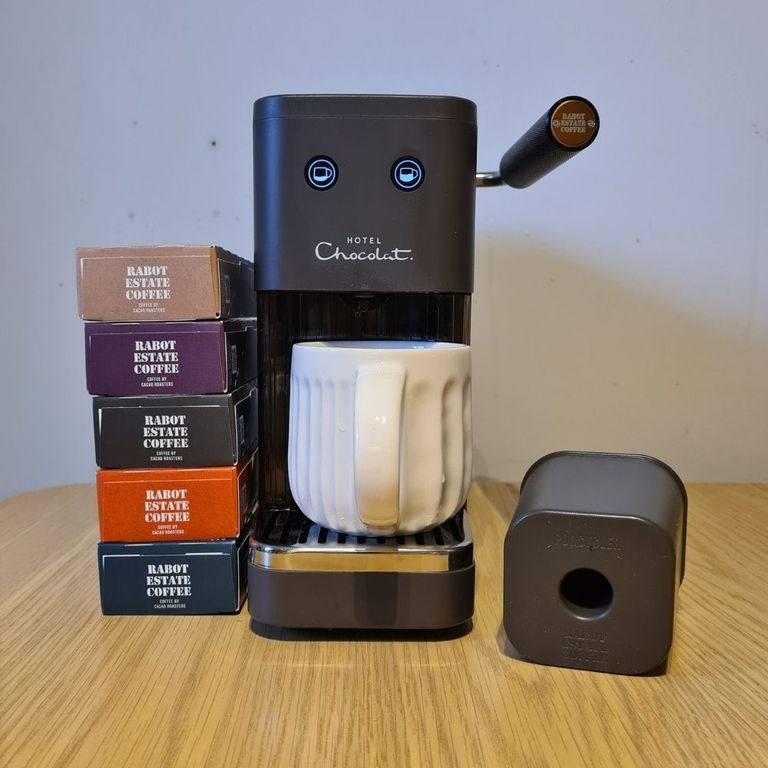 Hotel Chocolat The Podster coffee machine review Ideal Home