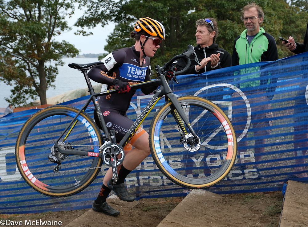Beth An nOrton (Team S&amp;M CX) racing to a top 10 finish today