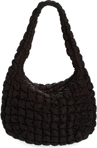 Oversized Quilted Crossbody Bag