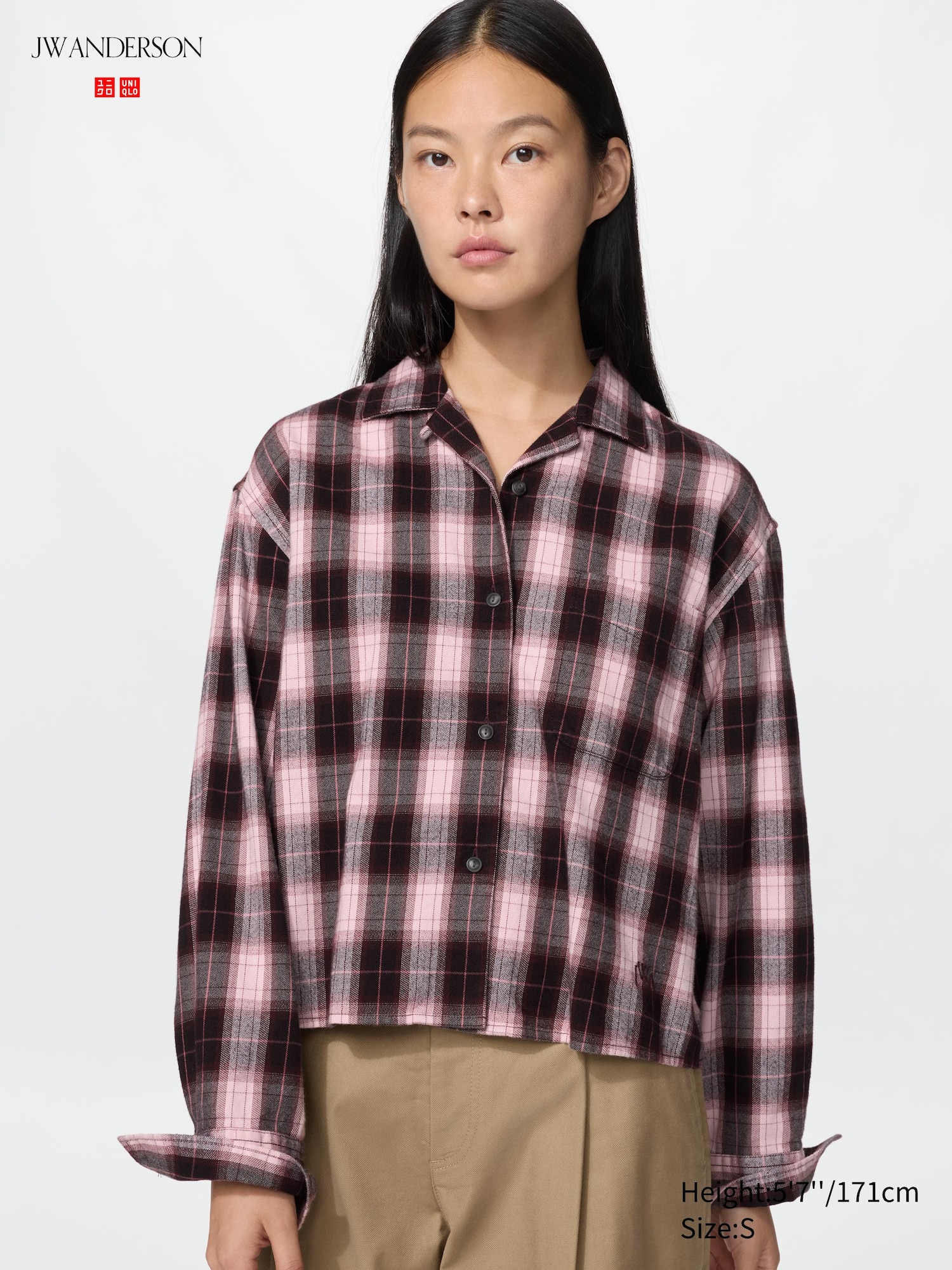 Flannel Boxy Shirt (checked)