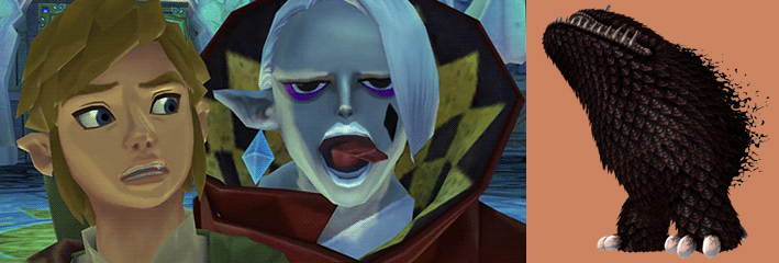 Ghirahim and the Imprisoned Skyward Sword