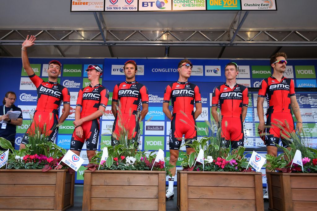 The BMC team on stage