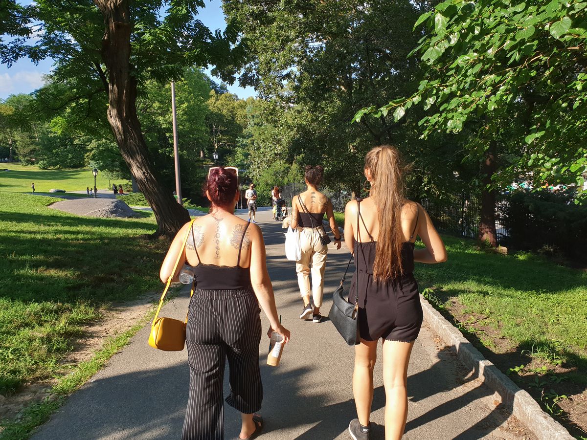 A walk in central park