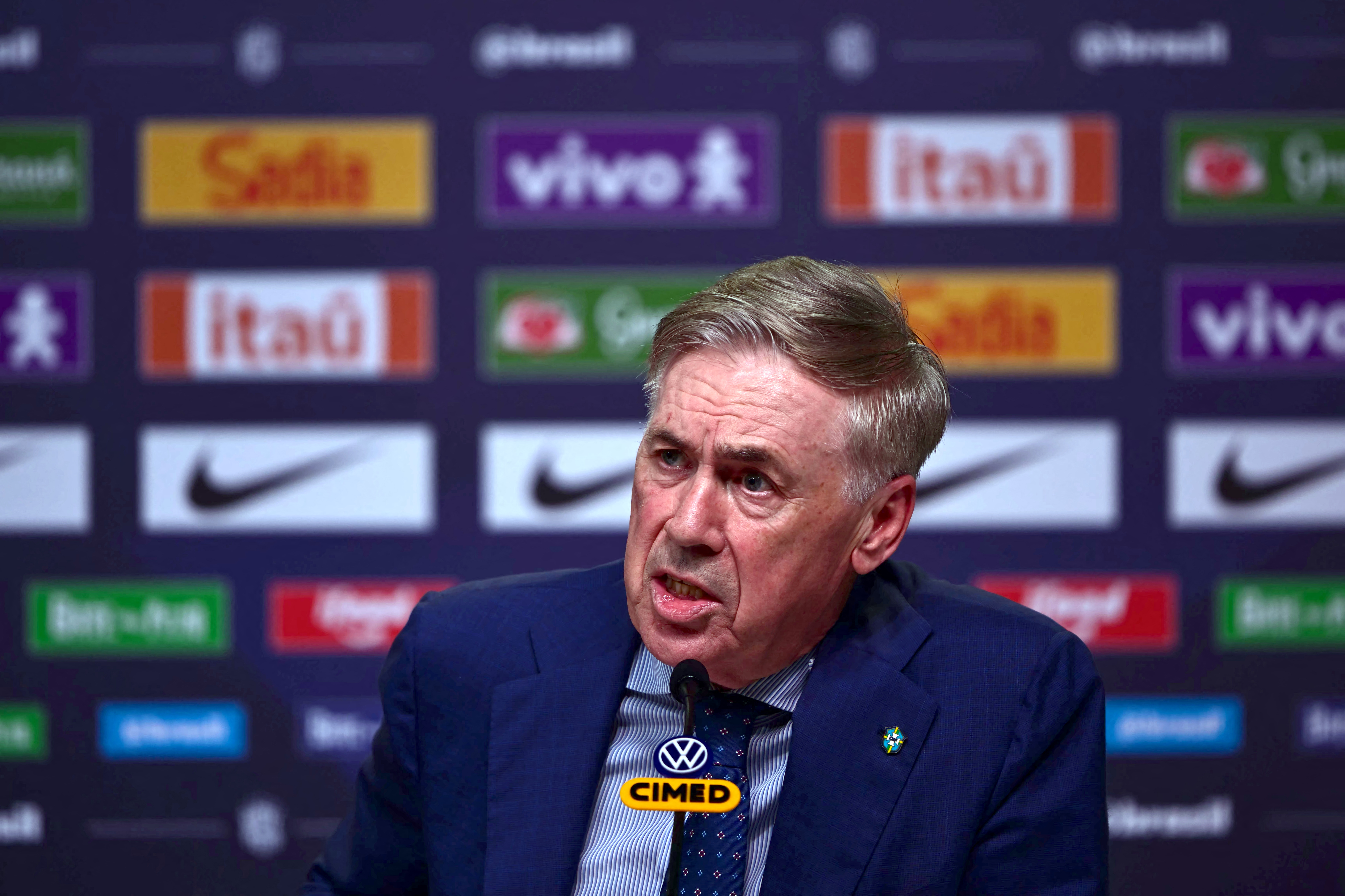 Brazil boss Carlo Ancelotti