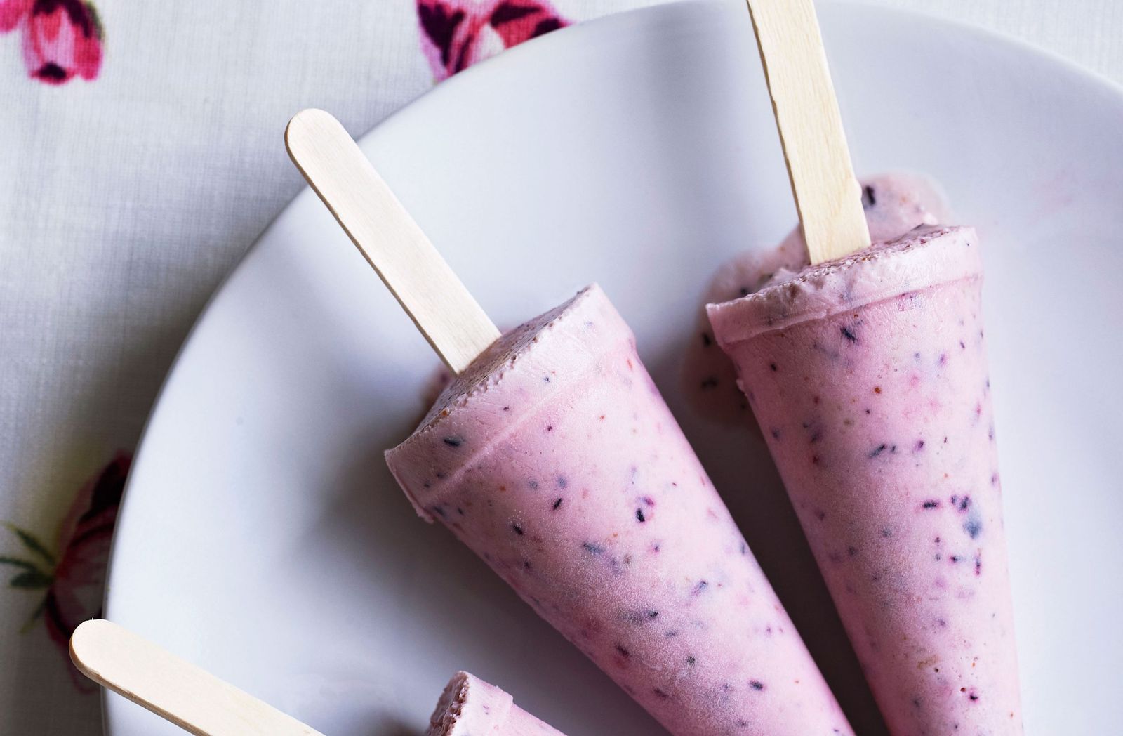 Cherry ice lollies British Recipes GoodtoKnow