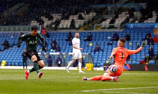 Son Heung-min slots home the equaliser for Spurs