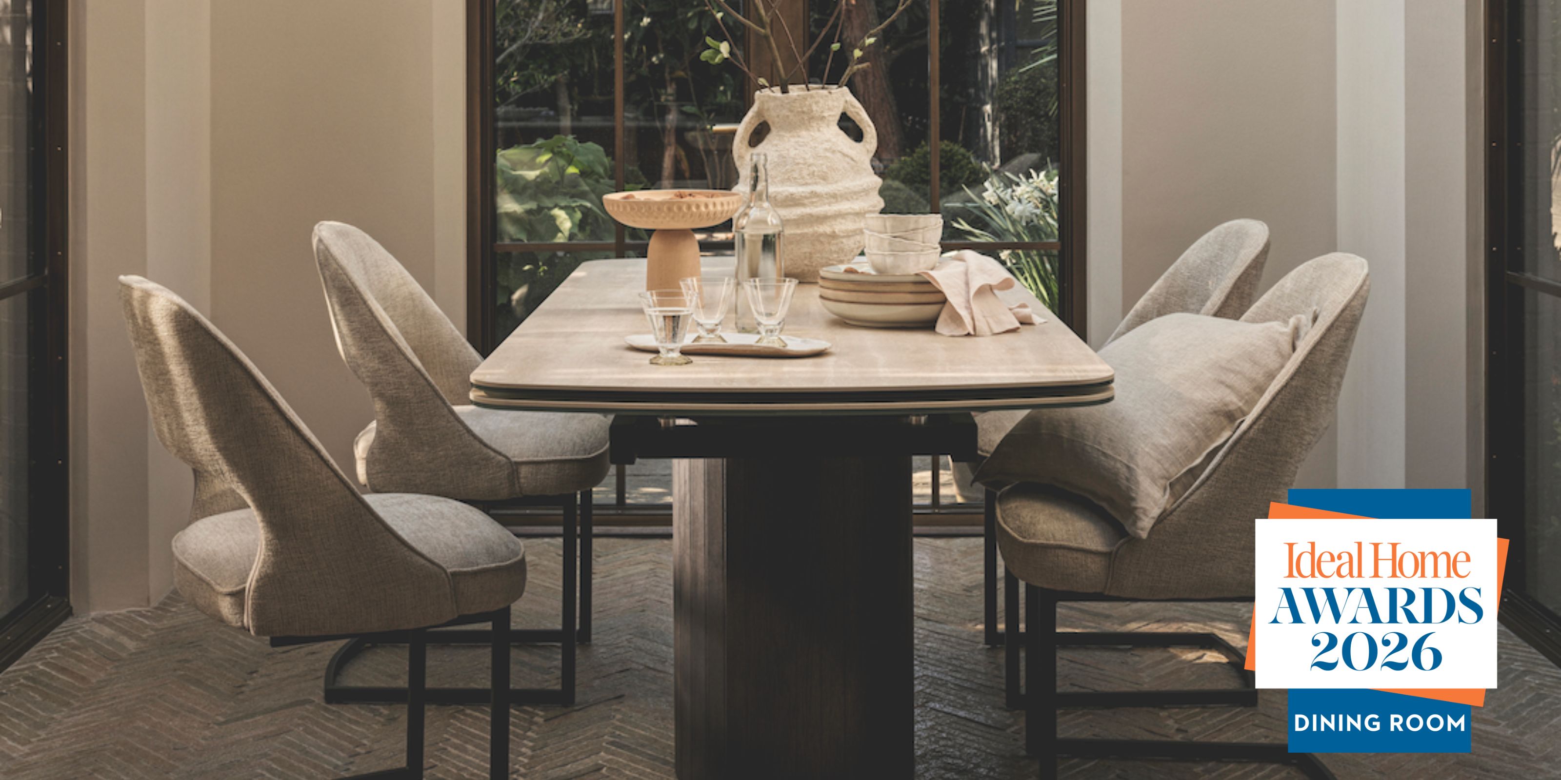 Ideal Home Awards 2026 over Furniture Village dining room set