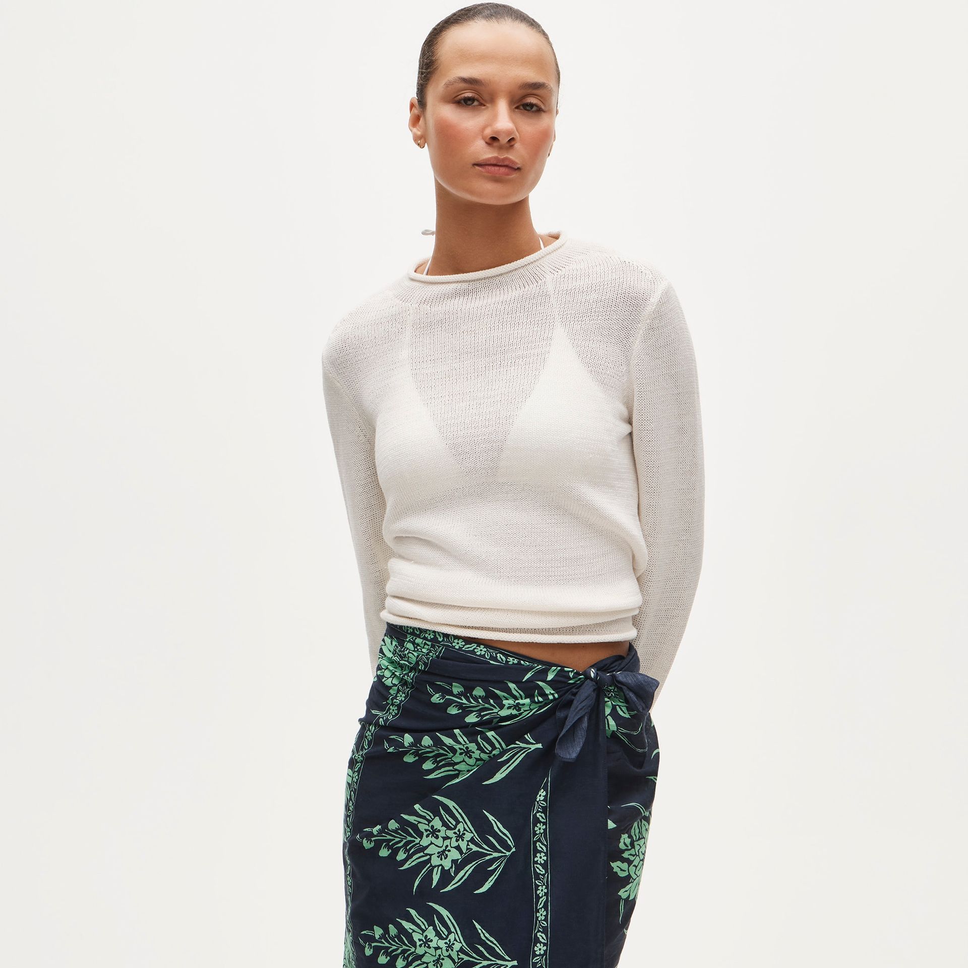 Summer Rollneck™ Sweater in Linen Blend