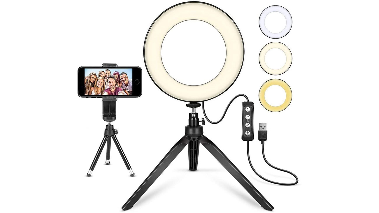 Best ring light: Mactrem LED Ring Light 6"