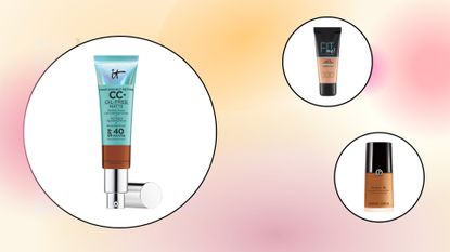 A selection of the best foundations for acne prone skin in this guide from IT Cosmetics, Maybelline and Armani