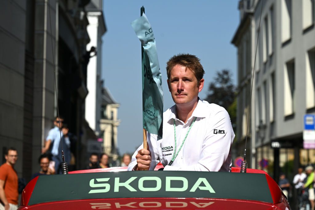 LUXEMBOURG LUXEMBOURG SEPTEMBER 18 Andy Schleck of Luxembourg ex prorider and race director prior to the 84th Tour de Luxembourg 2024 Stage 1 a 158km stage from Luxembourg to Luxembourg 288m UCIWT on September 18 2024 in Luxembourg Luxembourg Photo by Tim de WaeleGetty Images