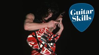 Eddie Van Halen tapping in anger
